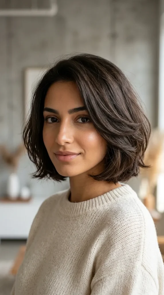 Italian Bob for Heart-Shaped Faces