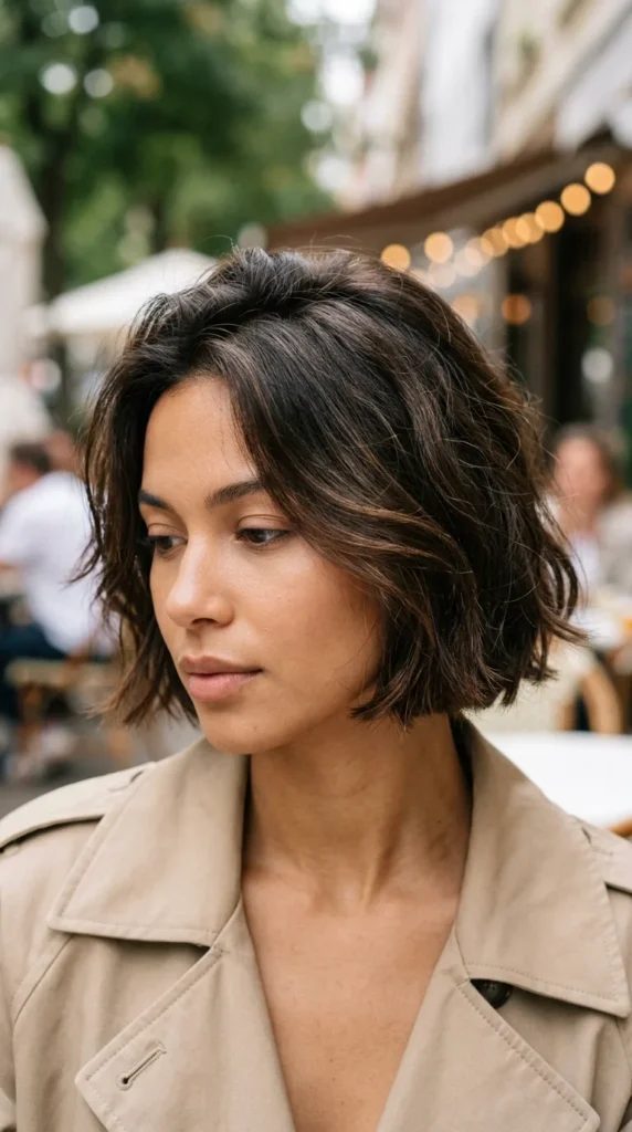 Italian Bob for Oval Face