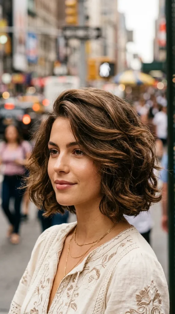 Italian Bob for Oval Face