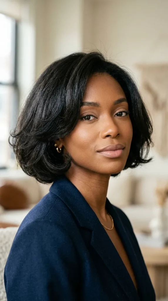 Italian Bob for Oval Faces