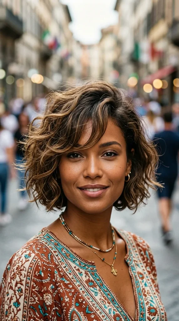 Italian Bob for Square Faces