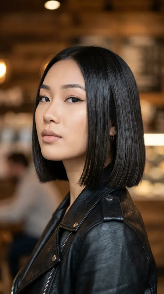 Italian Bob for Straight Hair