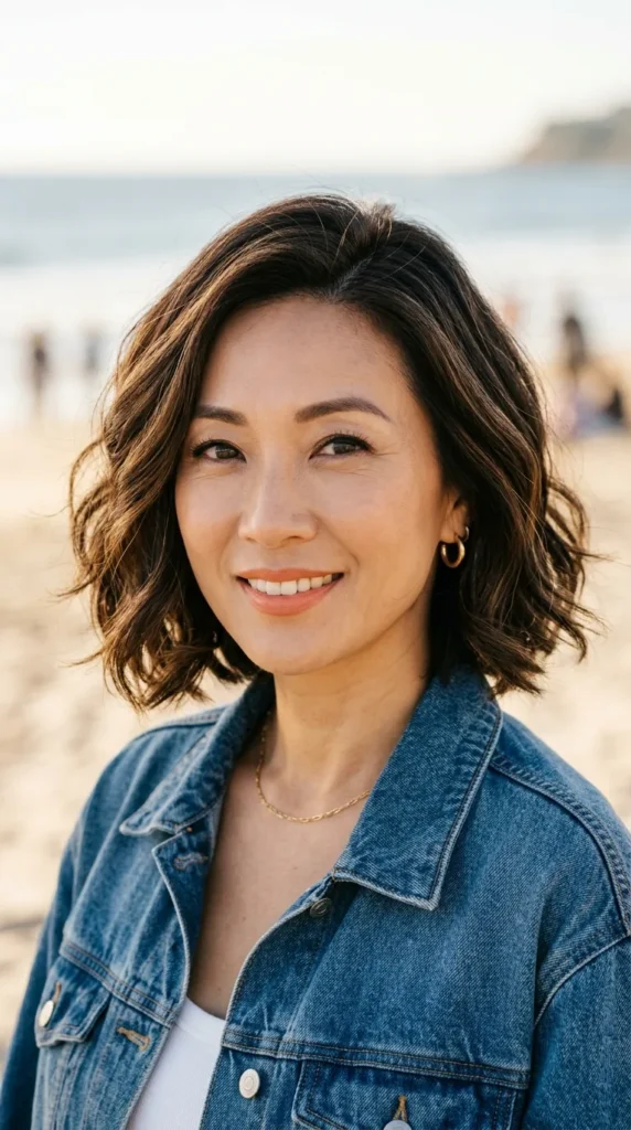 Italian Bob for Women Over 40