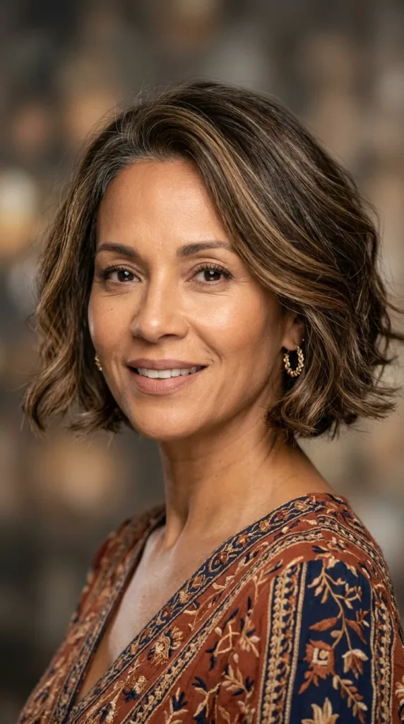 Italian Bob for Women Over 50