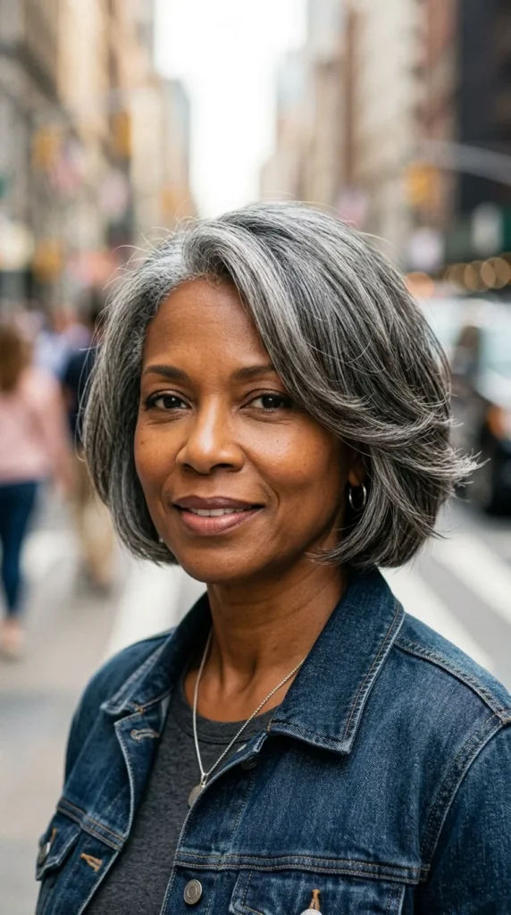 Italian Bob for Women Over 60