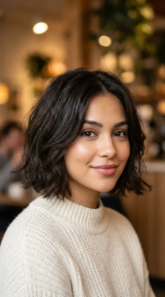 Italian Bob with Face-Framing Layers