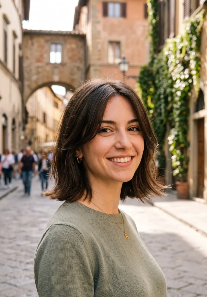 Italian Bob with Face-Framing Pieces