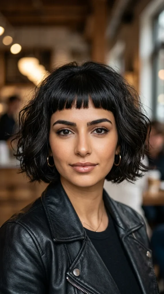 Italian Bob with Micro Bangs