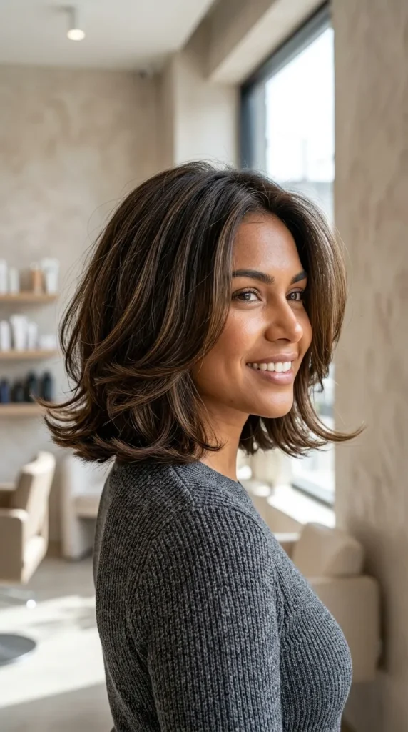 Italian Bob with Soft Short Layering