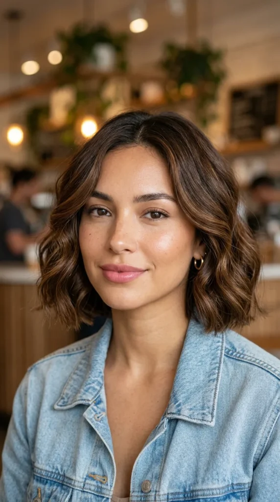 Italian Bob with Soft Waves