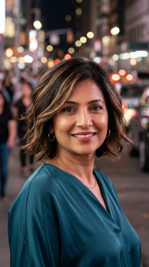 Italian Bob with Subtle Balayage Highlights