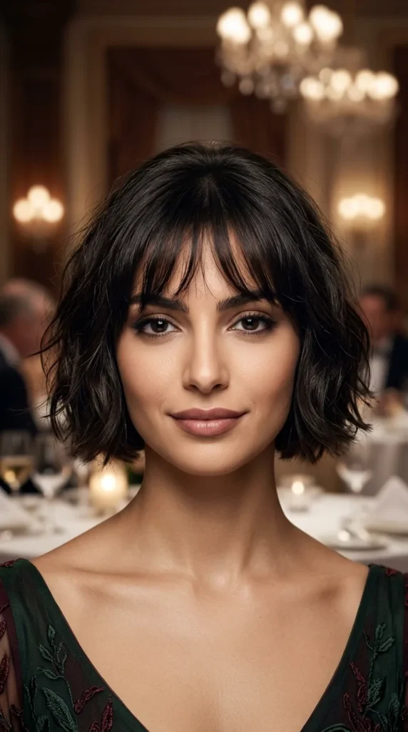 Italian Bob with Wispy Bangs