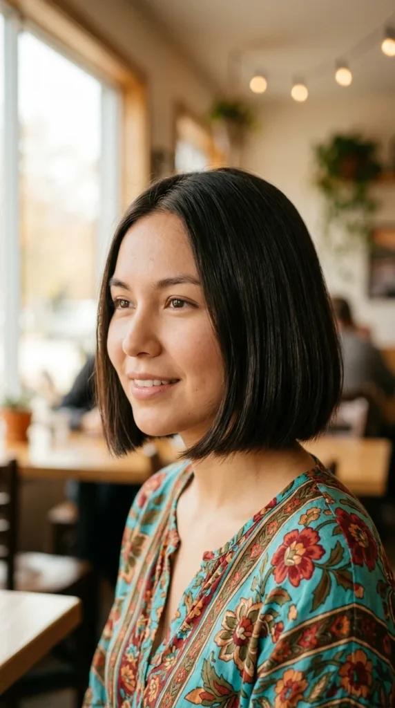 Jaw-Length Bob for Oval Face Appeal