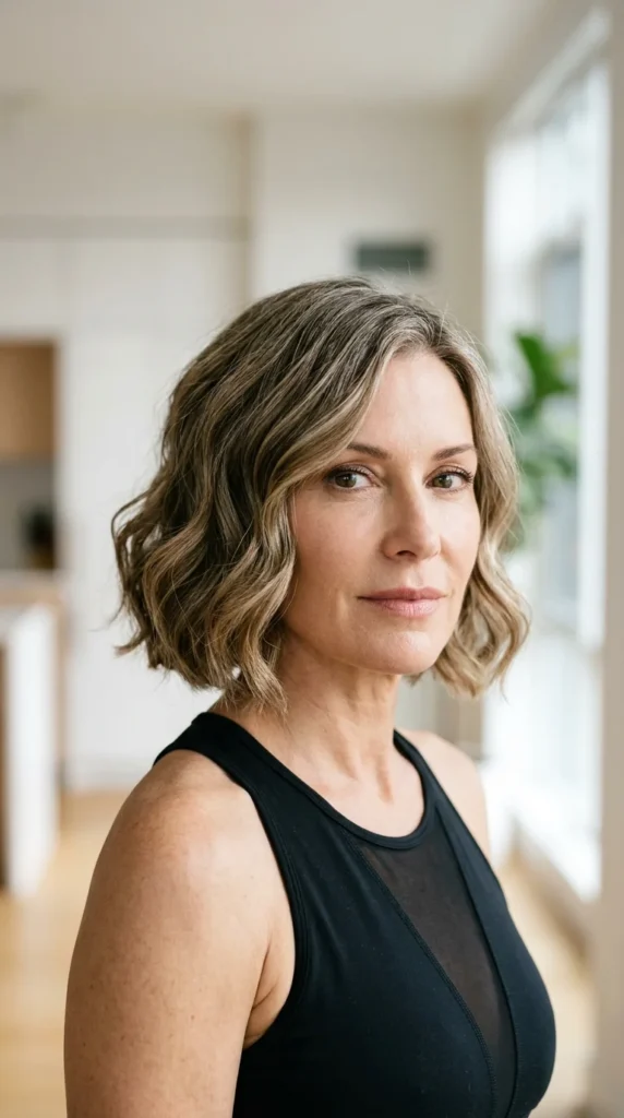 Jaw-Length Italian Bob with Soft Waves