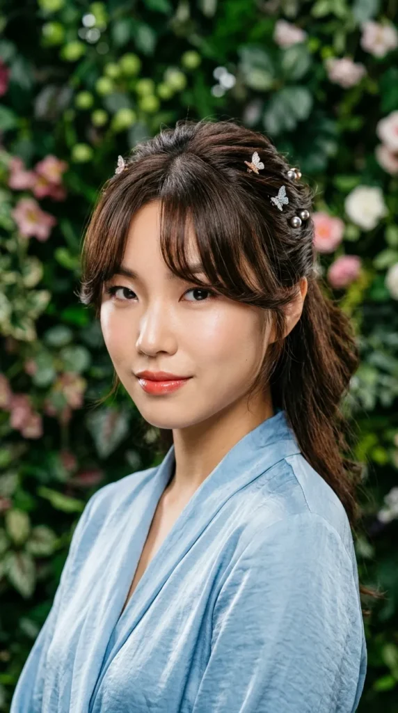 K-Pop Inspired Korean Curtain Bangs