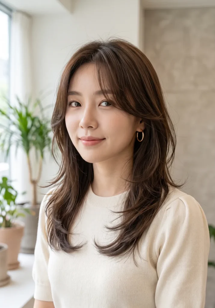 Korean Air Layers for Thin Hair