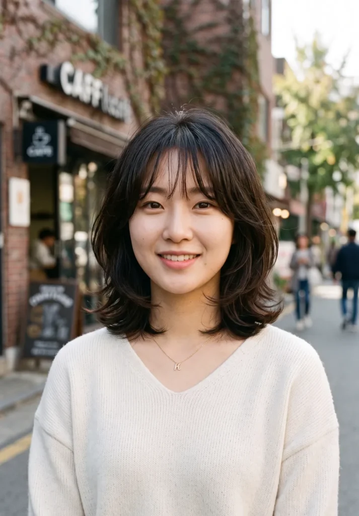 Korean Bob for Heart-Shaped Faces