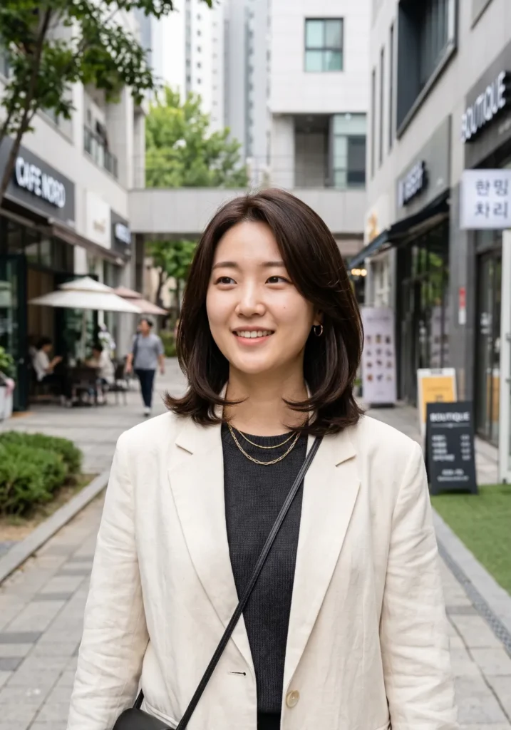 Korean Bob with Flipped-In Ends
