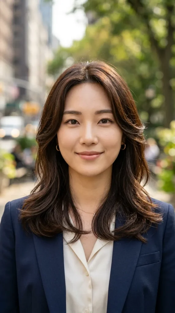 Korean Face-Framing Layers