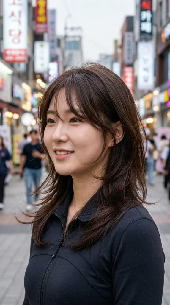 Korean Feathered Haircut