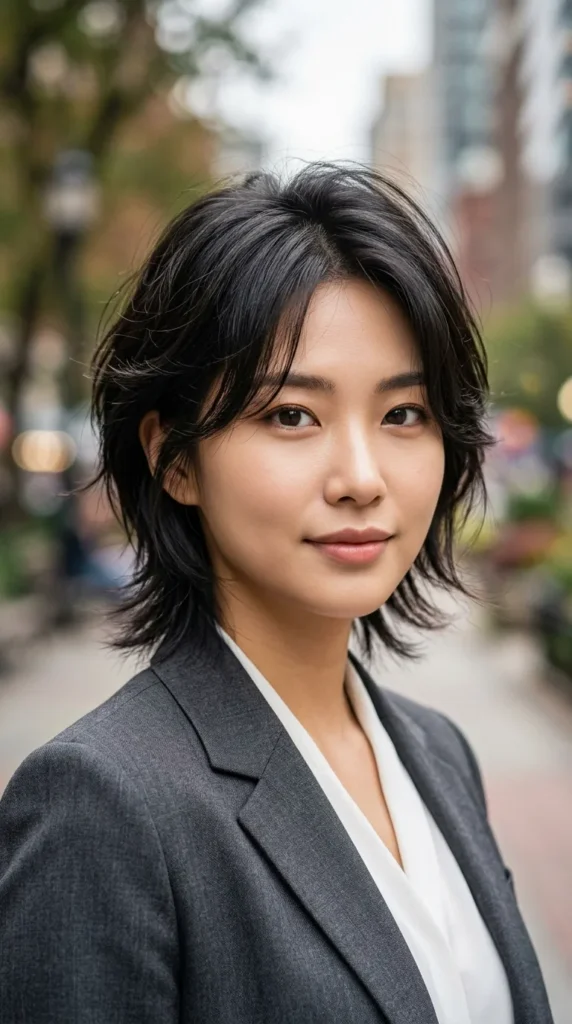 Korean Feathered Layered Hair