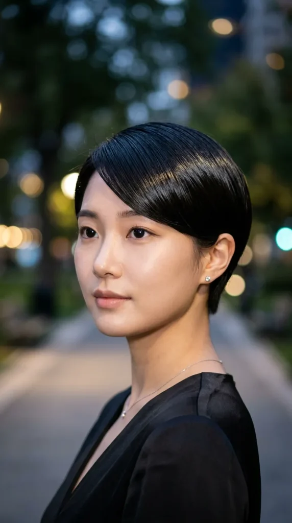 Korean Glass Hair Pixie