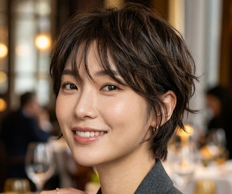 Korean Pixie Haircut