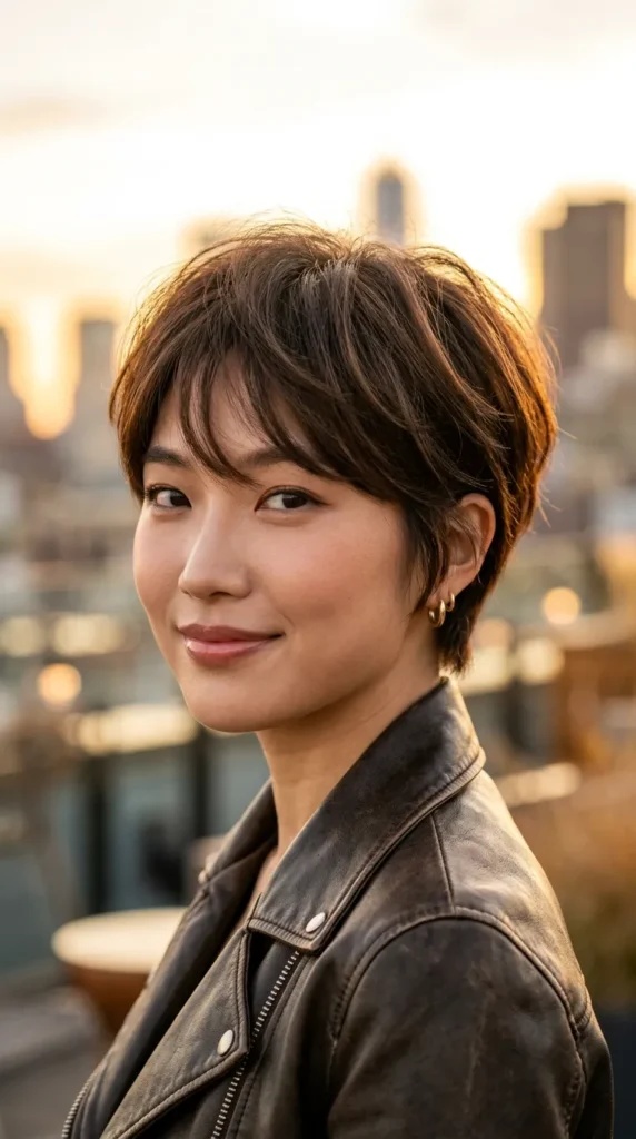 Korean Pixie for Fine Hair