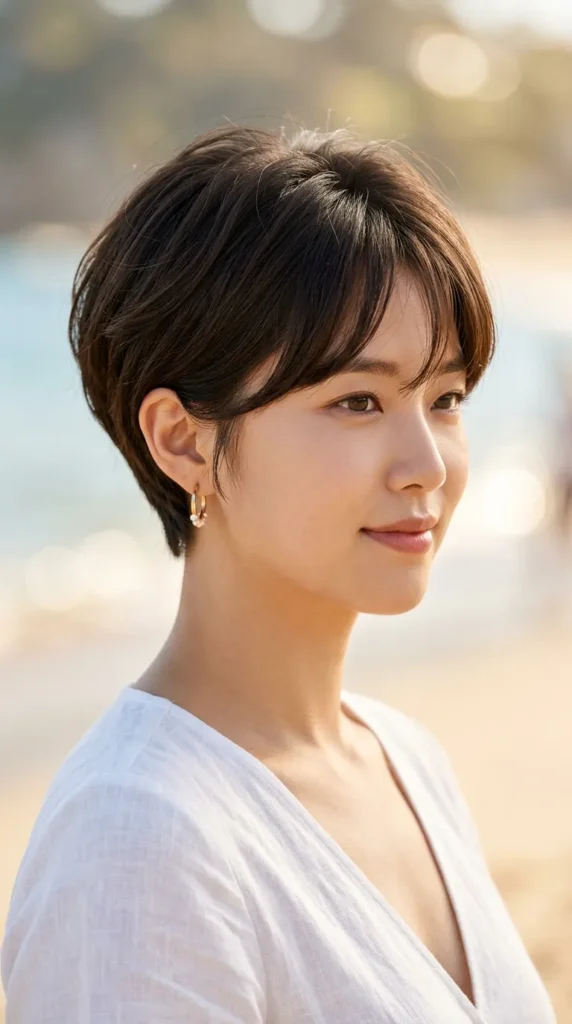 Korean Pixie for Women Over 50