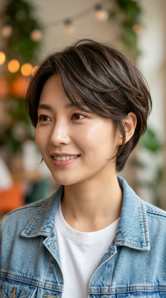 Korean Pixie with Delicate Layers