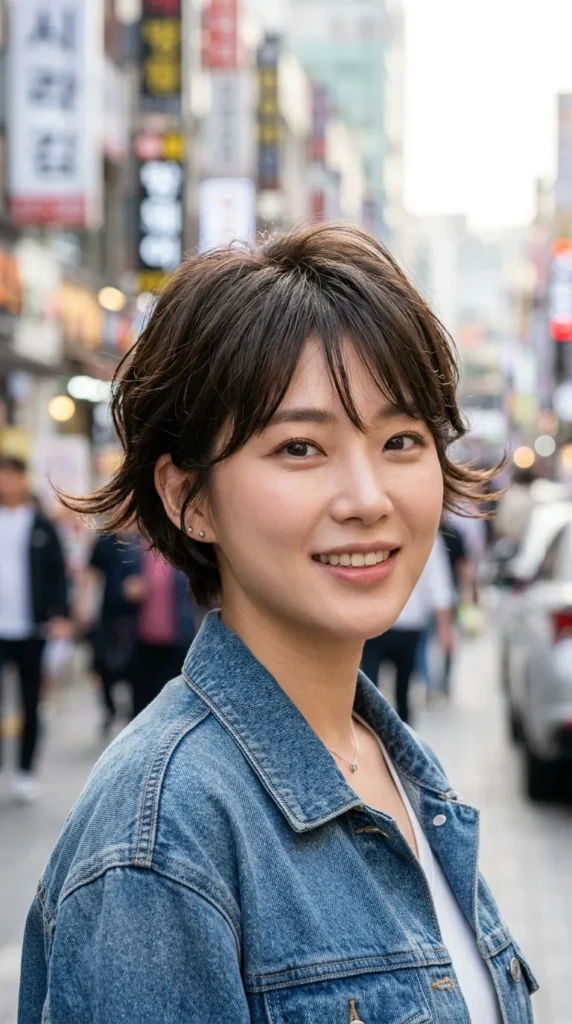 Korean Pixie with Flipped-Out Ends