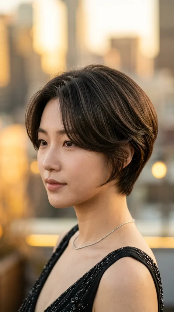 Korean Pixie with Rounded Layers