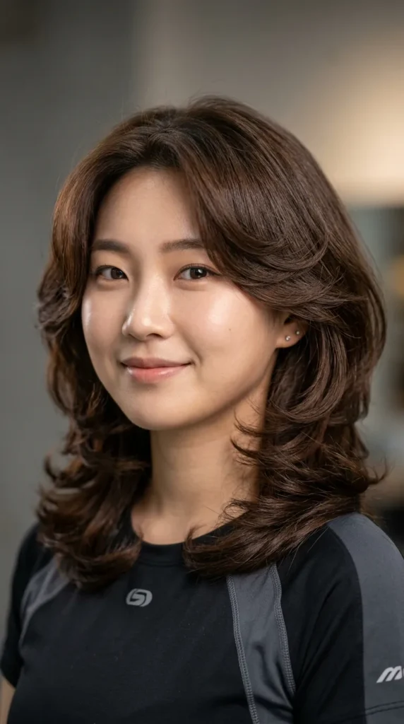 Korean Rounded Layered Hair