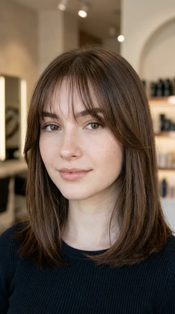 Korean See-Through Curtain Bangs
