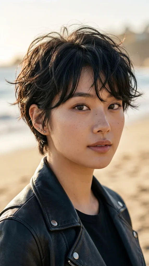 Korean Tousled Pixie Hair
