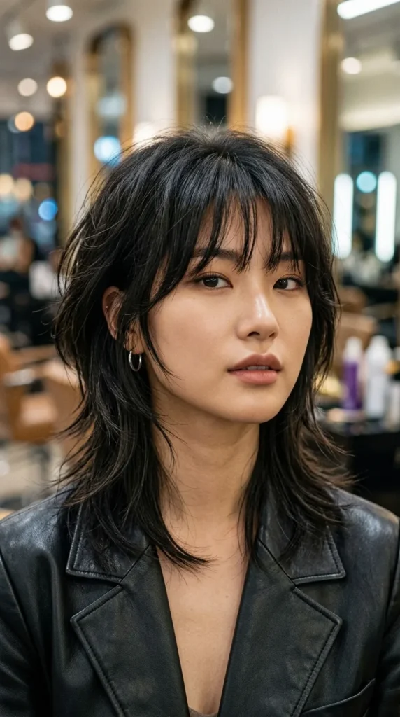 Korean Wolf Cut for Thick Hair