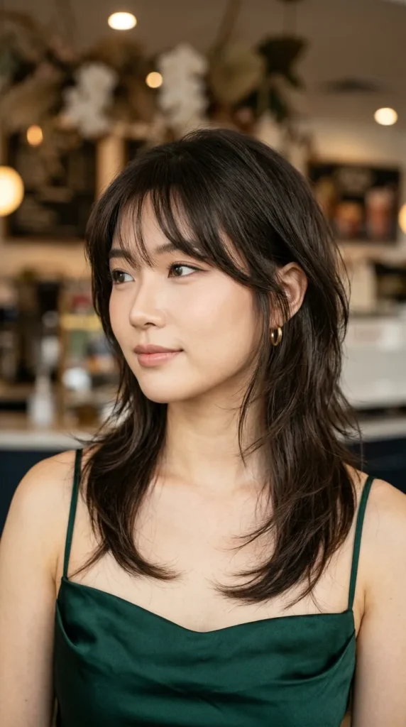 Korean Wolf Cut with Invisible Layers