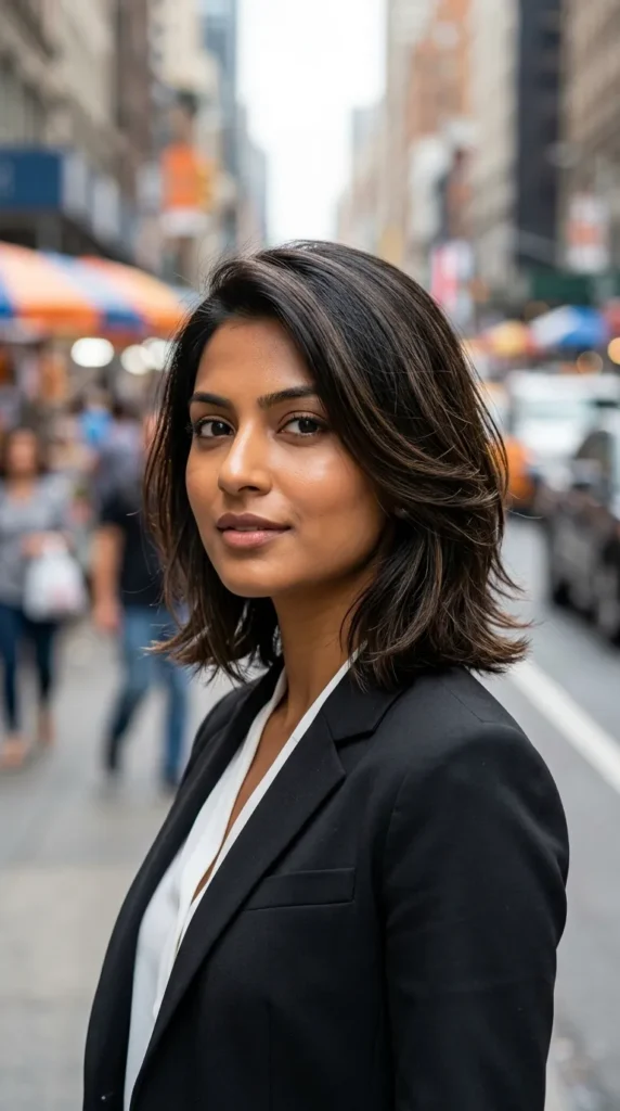 Layered Bob for Thin Hair with Soft Ends