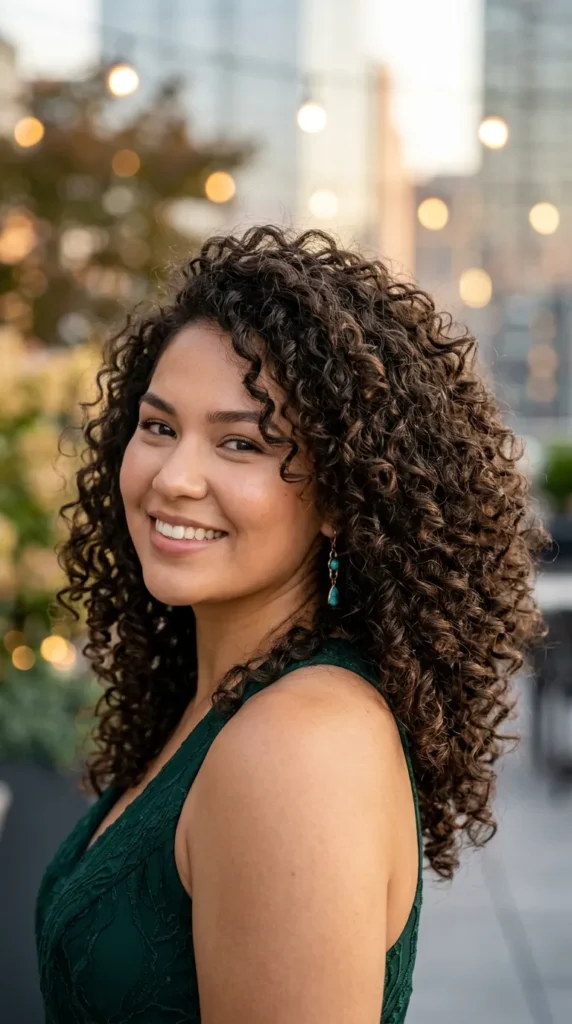 Layered Curly Hair for Thick Hair