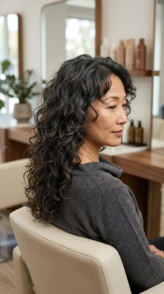 Layered Haircut for Naturally Curly Hair