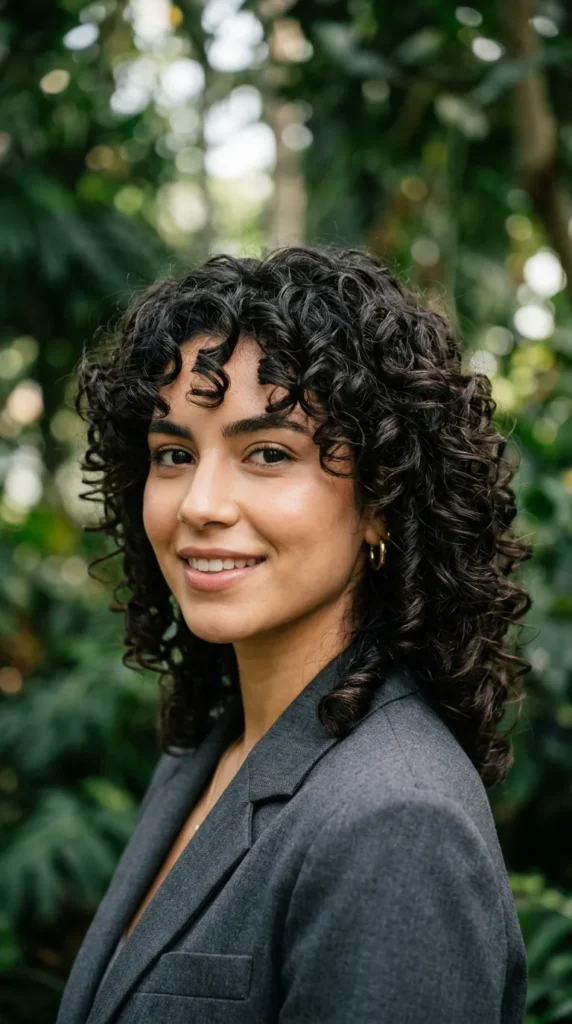 Layered Haircut for Thick Curly Hair