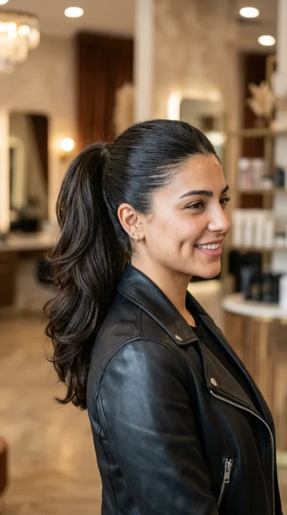Layered Long Ponytail