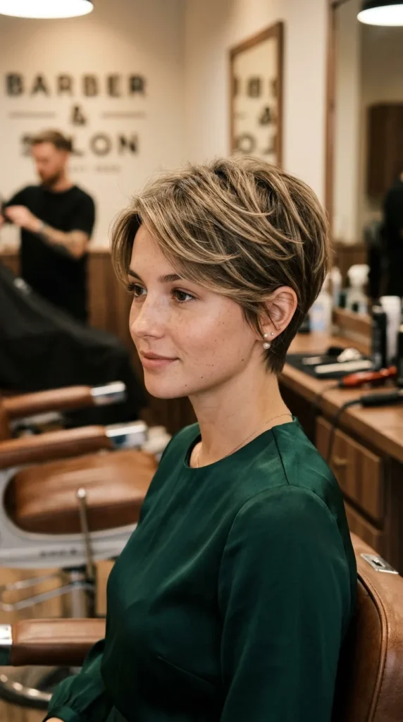 Layered Pixie for Oval Face