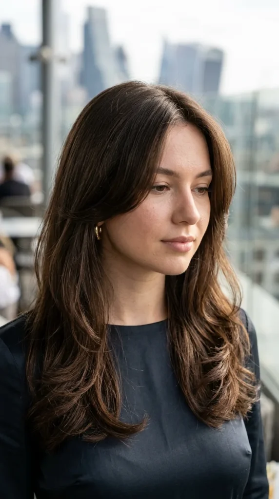 Lightweight Layers on Long Hair