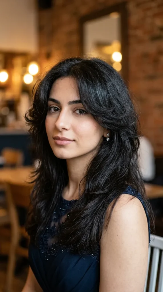 Long Butterfly Haircut for Thin Hair