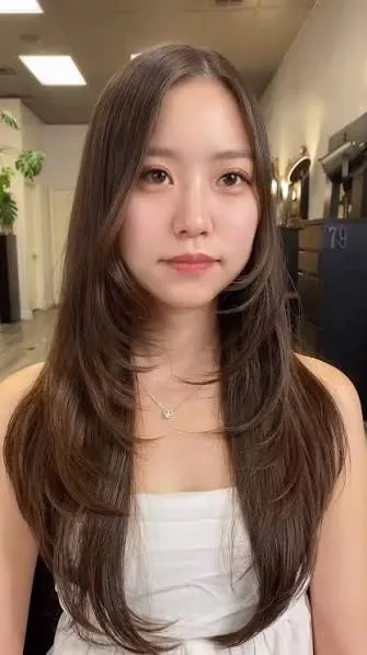 Long Butterfly Layers for Round Faces