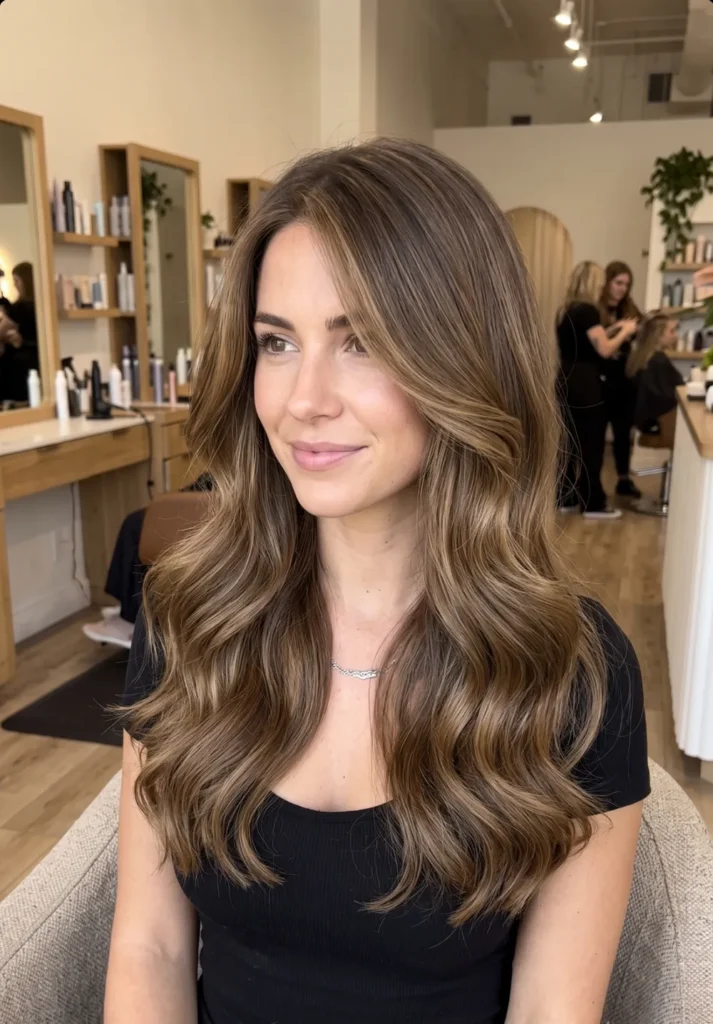 Long Hair with Loose Hollywood Waves