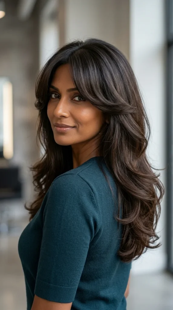 Long Hair with Soft Blowout