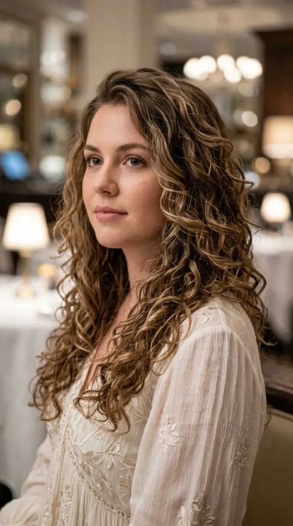 Long Layered Curly Hair