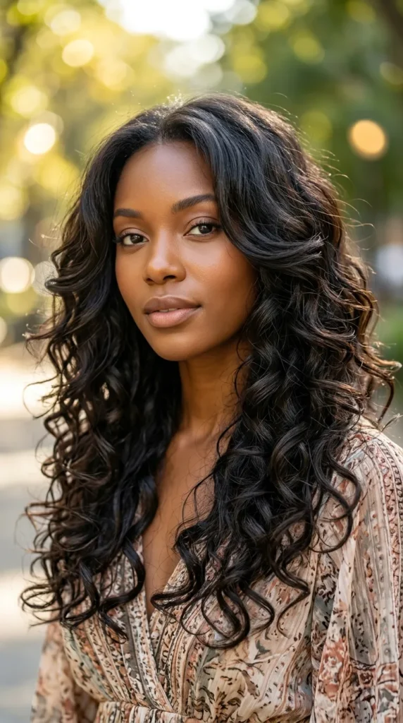 Long Layers for Thin Hair with Extra Movement